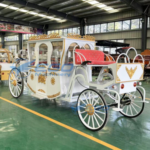 Carruaje Eléctrico sin Caballos para Bodas Reales, Precio de Fábrica al por Mayor, Neumáticos de Goma Sólida, 2 Años de Garantía, para Paseos Turísticos, Estilo Princesa - Product Image 4