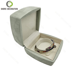 Wholesale Suede Velvet Ring Bracelet Bangle Necklace Pendant <b>Earring</b> Packing Jewelry <b>Box</b> Custom logo Material Style for Display - Product Image 1