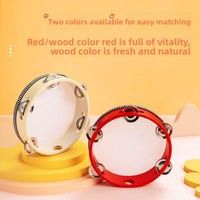 Kids Tambourine Xinjiang Dance Props Kindergarten Teacher Hand Drum Bell Orff Professional Percussion Instruments