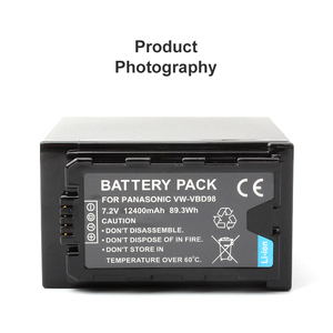 ‫ ، بطاريات عالية السعة قابلة لإعادة الشحن ، سعة عالية لـ Pana-sonic VBR89 ، VBD78 - Product Image 4