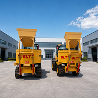 Truk Mixer Beton Multifungsi Self Loading Tipe Flat Mouth Pan untuk Produksi Beton Cepat