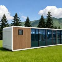 Cabane de glamping modulaire de luxe pour hôtel-resort, camping panoramique et hébergement de vacances en plein air