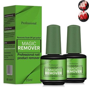 Dissolvant de vernis gel professionnel à action rapide <span class=keywords><strong>Magic</strong></span> Bursting Gel Polish Remover, 15 ml, vente en gros - Product Image 1