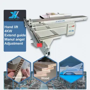 JX Sliding table saw with programmable rip fence sliding table saw crosscut fence