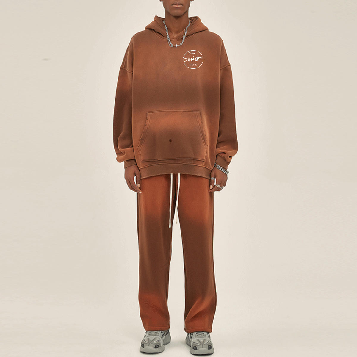 สีน้ำตาล