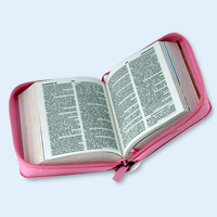 Ma première Bible 2026 Collection de Bibles Sac à fermeture éclair en PU Livre éducatif Service d'impression portable Best-seller