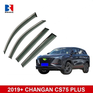 Déflecteurs de Vitres Latérales Pare-Pluie Pare-Soleil pour CHANGAN CS75 PLUS 2019 Protection Extérieure Contre les Intempéries - Product Image 2