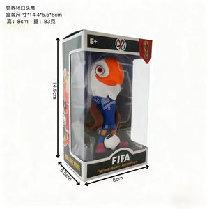 2026 untuk Figur Maskot Mainan Kartun PVC Merchandise Olahraga Boneka Bintang Sepak Bola Dekorasi Penggemar Ornamen Mainan Promosi - Product Image 4