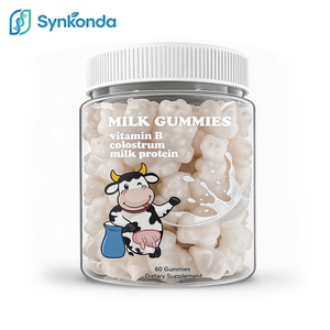 Gomitas de Calostro Bovino de Leche de Animales Alimentados con Pasto de Marca Privada, Complejo de Vitamina B, Proteína, Suplemento Energético para Niños y Adultos - Product Image 1