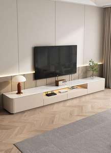 Américain à <span class=keywords><strong>Angle</strong></span> Droit Simple Vent Noir Noyer Couleur Décoration Salon Spécial Texture Noir Profond <span class=keywords><strong>Meuble</strong></span> <span class=keywords><strong>TV</strong></span> - Product Image 5