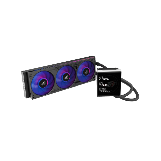 Bestselling ROG Strix LC IV 360 Full Color IPS LCD 5.08" Display Copper Aluminum Heatsink LGA 1700/1851 AM4/AM5 AIO Liquid CPU