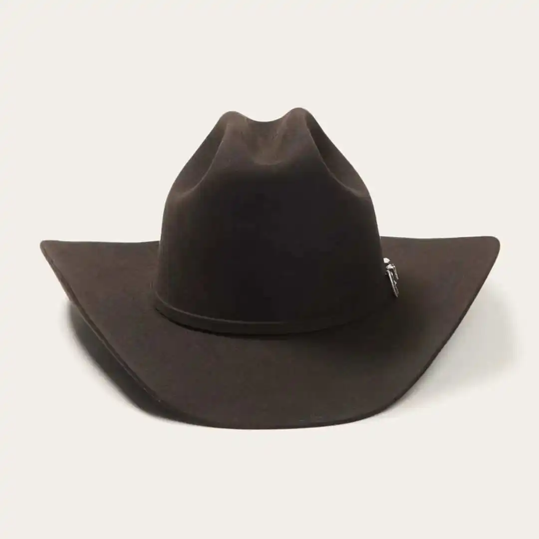 100% wool /felt Howell cowboy hats for western Cowboy hat With Different Belt