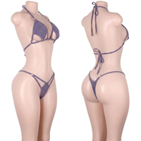 Vêtements de danse exotiques directement de l'usine, sous-vêtements de strip-tease sur mesure, micro-lingerie, combinaisons métalliques brillantes, tenues de danseuses