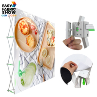 Support publicitaire pliable multi-scènes X Stand Pop Banner avec graphismes haute définition, résistant aux intempéries, pour salons professionnels