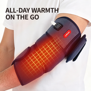 Fascia Riscaldante Versatile Tipo C con 3 Livelli di Calore per Polsi e Ginocchia Doloranti Dopo l'Allenamento o l'Ufficio - Product Image 1