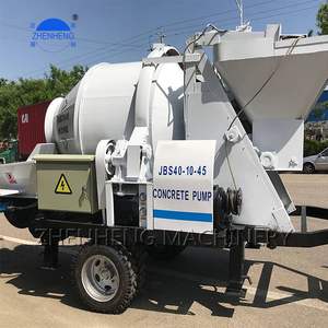 Niedriger Preis Beton pumpe Maschinen mischer Elektrisch JBS40 Kleine Beton pumpe Betonmischer mit Pumpe - Product Image 3