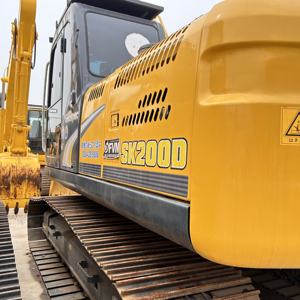 Excavadora de segunda mano Kobelco SK200D usada de alta calidad con sistema hidráulico fuerte - Product Image 1