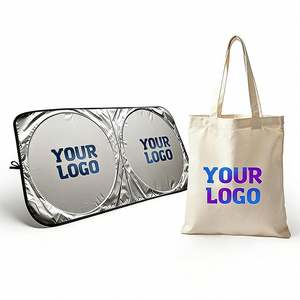 Wholesale Gift Custom Logo Foldable Sunshade Heat Insulation Protection Front <b>Window</b> <b>Cover</b> for Car Dealer Promo Business - Product Image 1