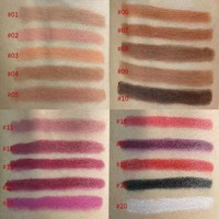Échantillon Gratuit - Kit Lèvres Mat Noir Nude Marron Rose - Emballage Personnalisé - Marque Privée