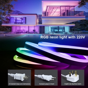 Barres lumineuses LED flexibles intelligentes pour la maison, 5050 SMD, 220V 110V, 50M, étanches IP65, bandes LED Bluetooth RGB - Product Image 4