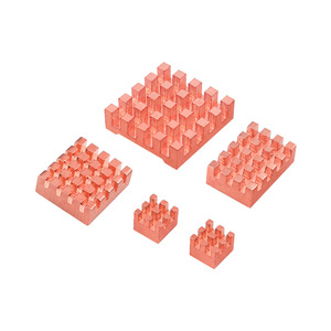 Aismartlink Raspberry <span class=keywords><strong>Pi</strong></span> 5 مجموعة رادياتير تبريد حراري رقاقة مجموعة تركيب وحدة المعالجة المركزية مع دعم لاصق-النحاس 5 حزمة - Product Image 1