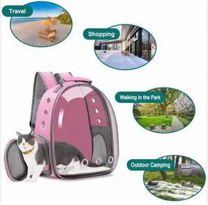 Toptan şeffaf havalandırmak için şeffaf kedi kabarcık sırt çantası <span class=keywords><strong>Pet</strong></span> seyahat taşıyıcısı kediler ve köpekler sırt çantası - Product Image 2