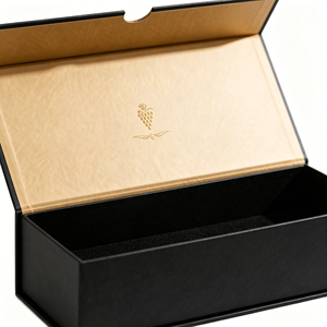 Custom Logo Luxury Wine Packaging <b>Box</b> Foldable Magnetic Rigid Paper Gift <b>Box</b> for <b>Red</b> Wine Champagne Whiskey Bottles - Product Image 6