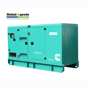 80kw 100kva fuel consumption per hour diesel generator soundproof with cummins engine groupe electrogene