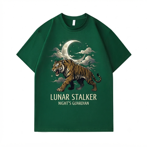 <span class=keywords><strong>เสื้อ</strong></span>ยืดลายกราฟิกผ้าฝ้าย 100% คุณภาพสูง Tiger Cat - Product Image 6