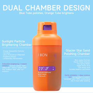 Sabun Mandi Gel Pembersih Tubuh Luar Ruangan Kustom OEM, Gel Mandi Pembersih Mendalam, Sabun Mandi Beraroma Glacier Purifying Dua Tabung - Product Image 4