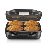 Automatischer elektrischer 4-Loch-Tiefenfüll-Pie-Maker mit Keramik-Aus stecher Mehrsprachig für den Hausgebrauch im Freien