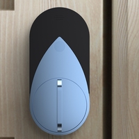 Serrure Intelligente Européenne TUYA App WiFi/Déverrouillage par Mot de Passe, Carte Mémoire, Serrure Électronique Intelligente pour Porte en Acier/Verre