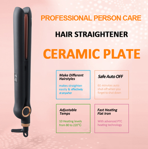 Réaliser sans effort des boucles 360 cordon d'alimentation pivotant Lcd Salon russe fer à lisser pour toutes les coiffures - Product Image 6