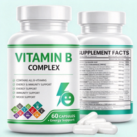 Capsules de Vitamine B Complex OEM ODM avec B3 B5 B6 B7 B12 P-5-P pour la Santé Immunitaire des Adolescents