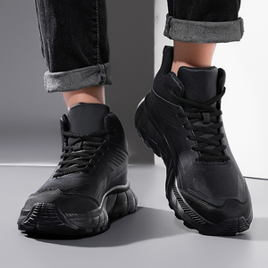 Chaussures de randonnée pour hommes, grandes tailles, chaussures d'hiver épaisses et chaudes avec semelle en caoutchouc, imperméables et confortables pour l'hiver et l'été - Product Image 5