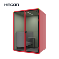 Cabine téléphonique de bureau portable insonorisée pour webcasting en direct et studio de musique vocale