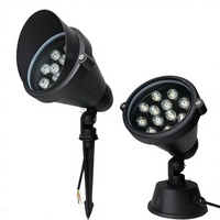 إضاءة LED متينة متعددة الألوان (RGB) - كشاف خارجي متعدد الاستخدامات (خيارات من 3 إلى 18 واط) لتزيين الحدائق والممرات