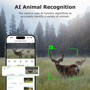 Cámara de Caza 4G LTE con SIM, Vista en Vivo 4K, Inalámbrica, Reconocimiento de Animales por IA, Detección de Movimiento con Triple PIR - Product Image 5