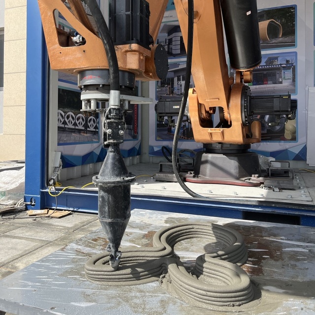 Mobile 3D Construction Printing Station