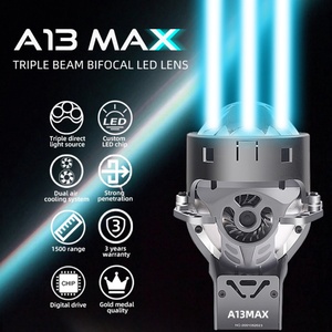 Sanvi New A13 MAX 160W 6000K+4300K LED Projector Lens Car Led Headlight Light Led Headlights Car Lamp - Product Image 3