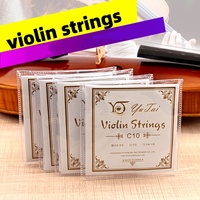 Wholesale Durable Copper Nickel Alloy Wound Steel Violin String Set for 4/4 3/4 1/2 1/4 1/8