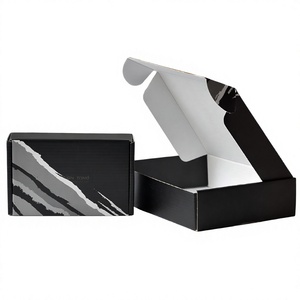 Caja de Embalaje de Cartón Corrugado con Logotipo Personalizado de Lujo, Grabado en Relieve para Pequeñas Empresas, para Envío de Cosméticos y Productos para el Cuidado de la Piel - Product Image 4
