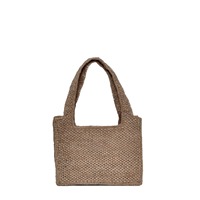 Bolso Tote de Rafia Tejido a Mano, Impermeable, de Gran Capacidad, con Bordado Personalizado, Bolso de Playa de Verano, Bolso de Viaje de Moda para Mujer