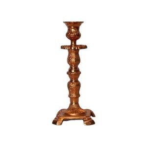 Solid Embossed <b>Candle</b> Stand for Table Centerpiece Solid Embossed <b>Candle</b> Stand Church <b>Candle</b> Stands <b>Copper</b> Plated T-Light <b>Holder</b> - Product Image 2