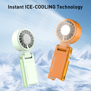 Ventilatore Portatile Mini USB Ricaricabile, Ventilatore Rinfrescante da Mano, Ventilatore Indossabile a Clip per Cintura e Collo - Product Image 2