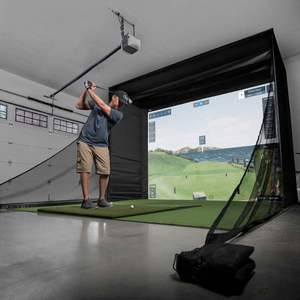 Jaula de Práctica de Golf para Interiores con Red Resistente, Simulador de Swing, Accesorios para Cobertizos, Soporte para Agente de Compras, Pedidos al por Mayor - Product Image 3