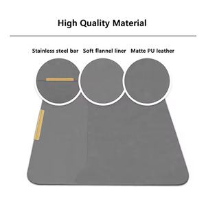 Matte PU cuir bureau mallette pour ordinateur portable homme d'affaires pochette pour ordinateur portable pour macbook 11 13 15 pouces - Product Image 5
