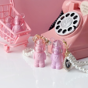 Cô Gái Lỏng Son Môi Ống Container Giáng Sinh Dễ Thương Gấu Keychain 2Ml Lip Gloss Chai Bán Buôn Rỗng Mỹ Phẩm - Product Image 1