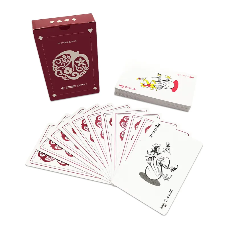 Carte da gioco da Poker OEM stampa personalizzata Pre Poker produttore giochi di Poker in rilievo