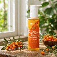 Nettoyant Visage Éclaircissant et Revitalisant à l'Argousier et au Niacinamide, Doux pour la Peau, Haute Qualité, Marque Privée, Faible MOQ